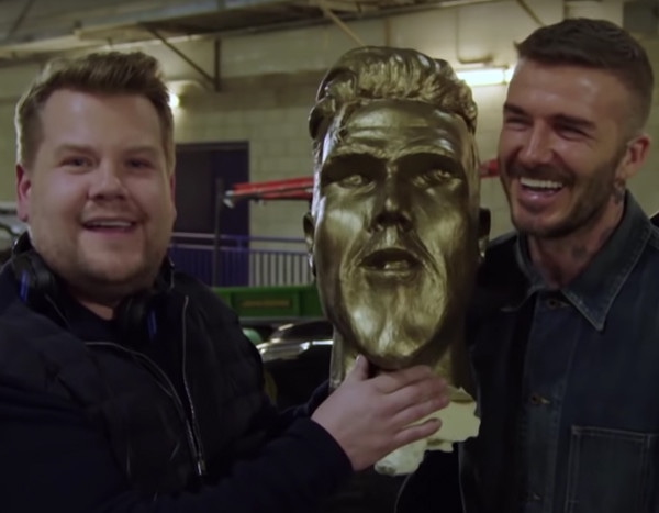 Watch James Corden Prank David Beckham With A Hilarious
